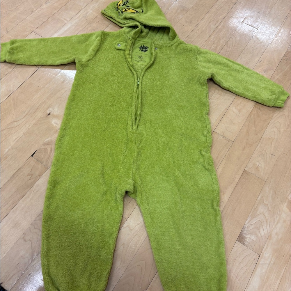 Green Grinch Kids Onesie size 3t